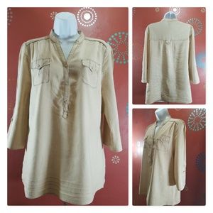 Susan Bristol Linen Top Size XL